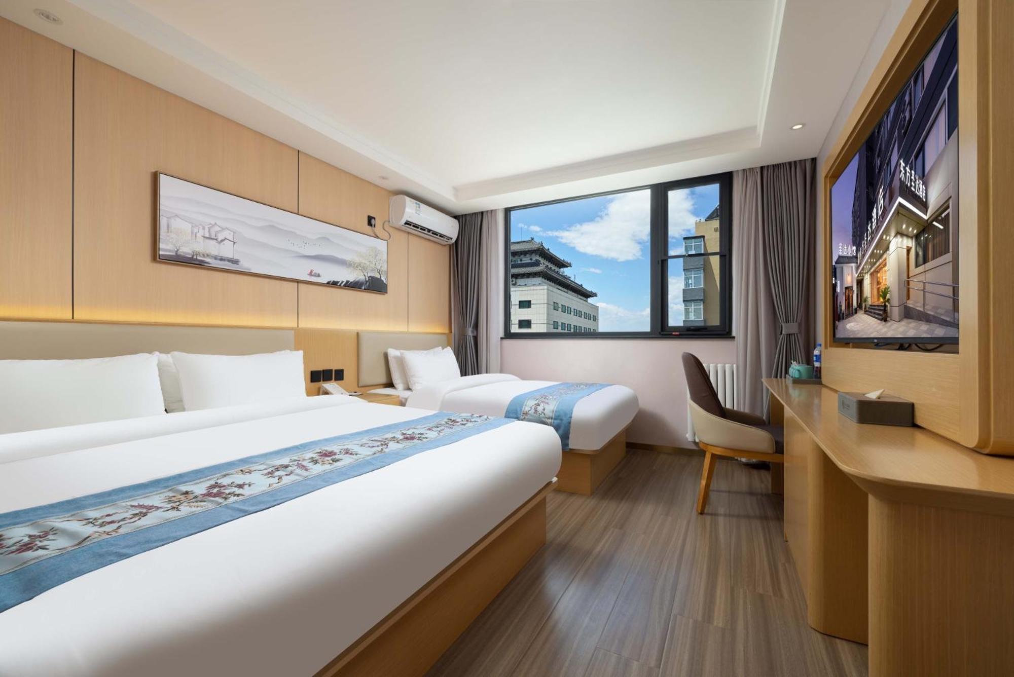 Jingfang Building Smart Hotel - Located In The Busiest Part Of The Downtown Area, Near Beijing Tiananmen Square And The Forbidden City,Wangfujing Shopping Street ,Newly Opened Hotel,Provide Free Laundry Service,Provide Tourism And Ticketing Services Екстериор снимка
